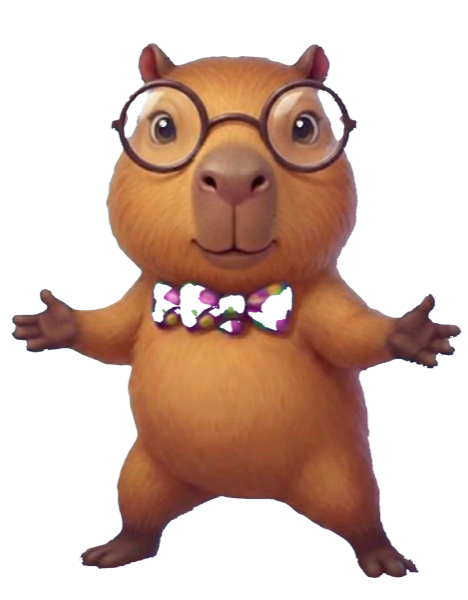 Cappy das Capybara — das Maskottchen von lerni